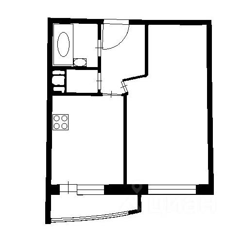1-комн квартира д. Новое Девяткино, улица Флотская, 7
