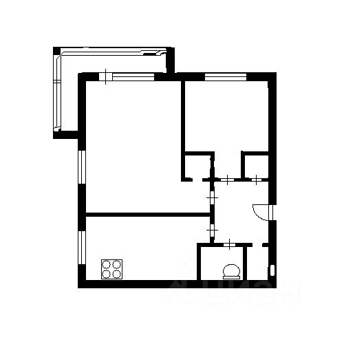 2-комн квартира улица Бабушкина, 31