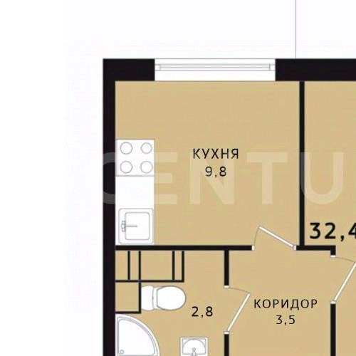 1-комн квартира пос. Шушары, Ленсоветовский тер., 23