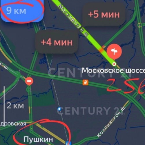 2-комн квартира пос. Шушары, Московское шоссе, 256к8