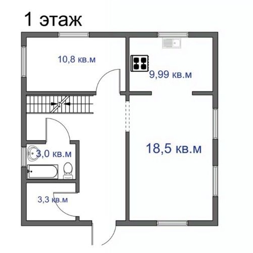 Коттедж/дом д. Яльгелево, проезд 18-й Конный, 8