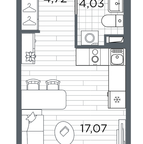 Студия Санкт-Петербург г., Малый пр-кт В.О.,  к. 5