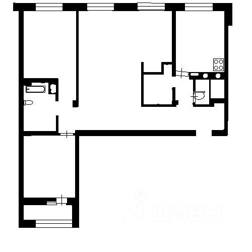 3-комн квартира Пионерская улица, 50