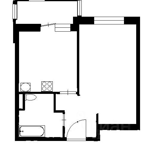 1-комн квартира улица Летчика Лихолетова, 14к3