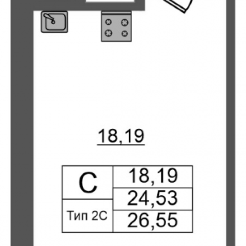 Студия Санкт-Петербург г., Октябрьская наб.,  к. 1.1