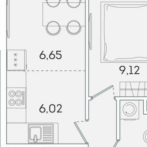 2-комн квартира Фёдоровское, 1-й Счастливый проезд,  д. 3
