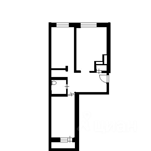 1-комн квартира Волхов, Железнодорожный переулок, 7