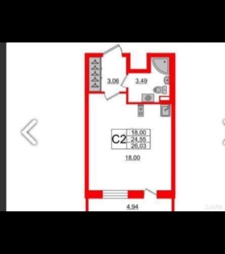 Студия улица Орбитальная, 9к1