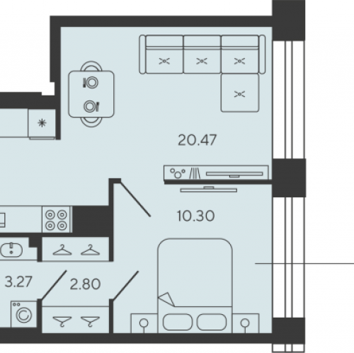 1-комн квартира Санкт-Петербург г., Головнина б-р,  к. TITAN