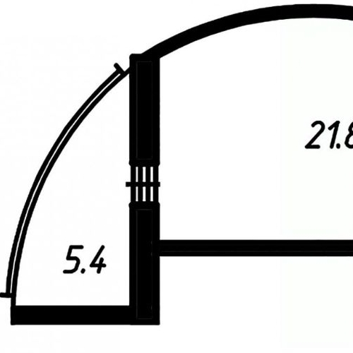 2-комн квартира улица Прокофьева, 7к2