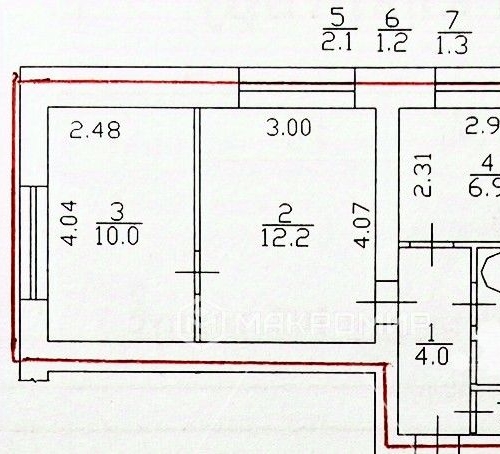 2-комн квартира проспект Тореза, 102К5