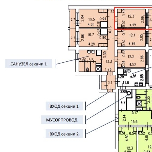 Комната улица Маршала Казакова, 13