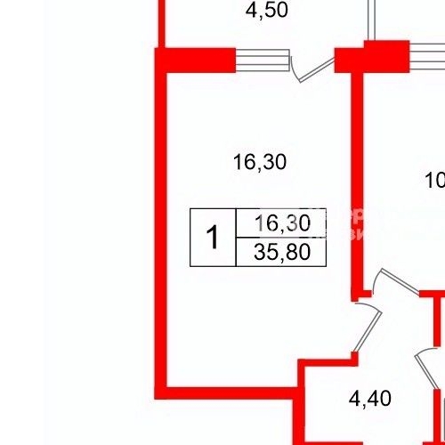 1-комн квартира улица Среднерогатская, 13к1
