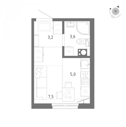 Студия Шушары п., Школьная ул.,  к. 1