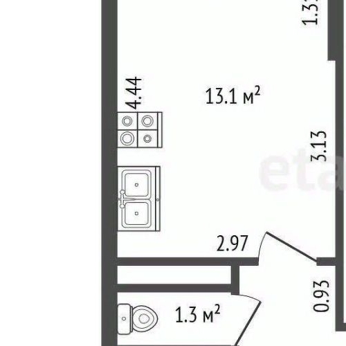 1-комн квартира пос. Шушары, Детскосельский тер., улица Центральная, 16