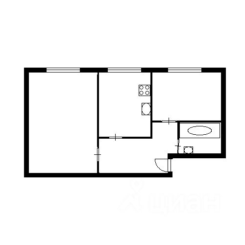 2-комн квартира Планерная улица, 45к1