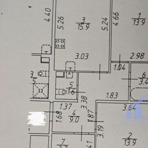 2-комн квартира проспект Ветеранов, 196