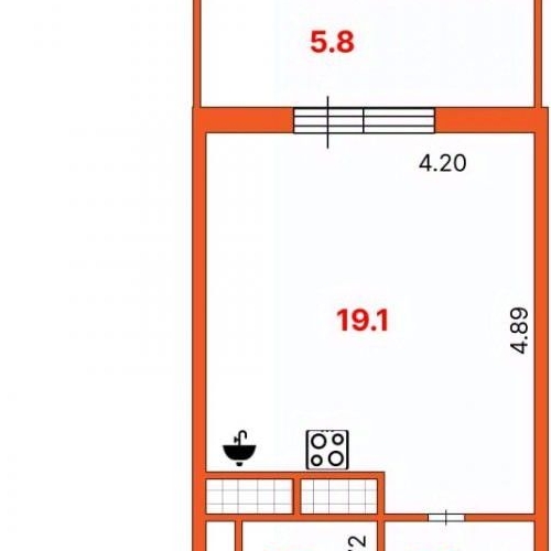Студия проспект Энергетиков, 11к2