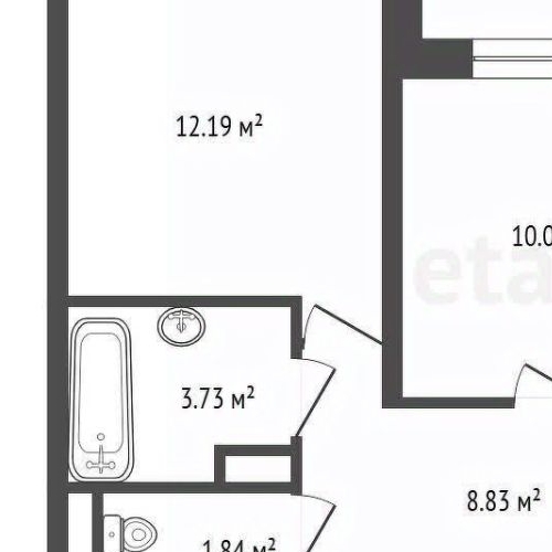 2-комн квартира Октябрьская набережная, 34к2