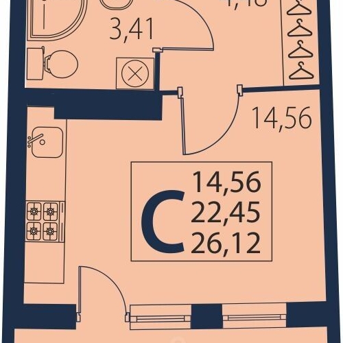 Студия пос. Парголово, улица Архитектора Белова, 9