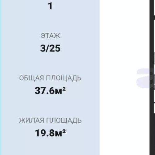 1-комн квартира Кудрово г., проспект Европейский, 13к5