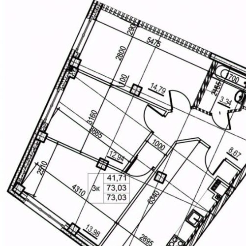3-комн квартира Ремесленная улица, 15