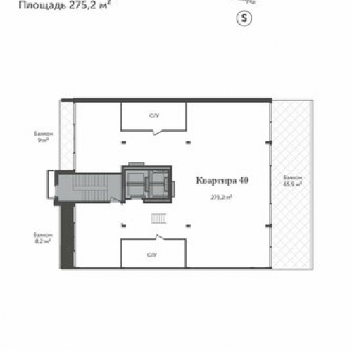 3-комн квартира Эсперова улица,  д. 6