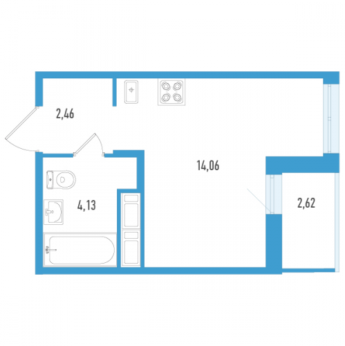 Студия Шушары п., Окуловская ул.,  к. 1