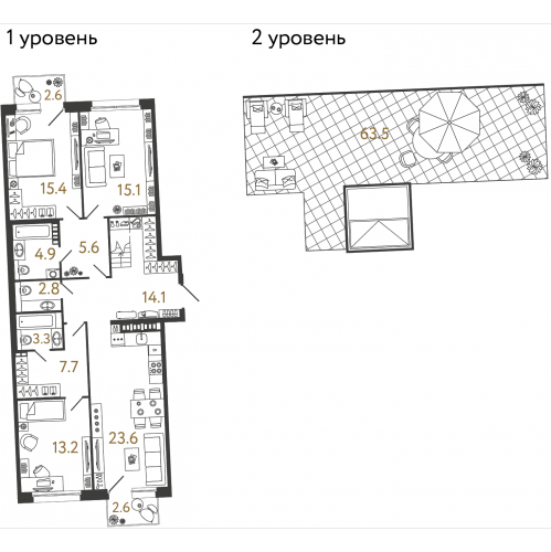 3-комн квартира Зеленогорск г, Ленина пр-кт