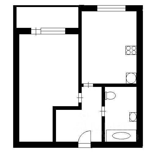 1-комн квартира Дунайский проспект, 7к7