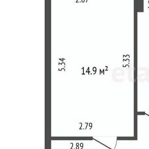 1-комн квартира пос. Шушары, Детскосельский тер., улица Центральная, 14к1
