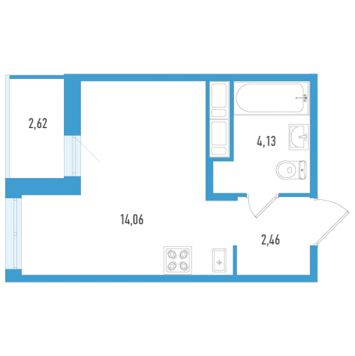 Студия Шушары п., Окуловская ул.,  к. 1