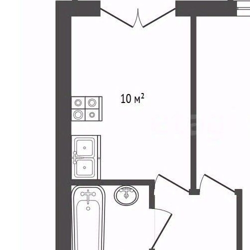 1-комн квартира проспект Маршала Блюхера, 7к1