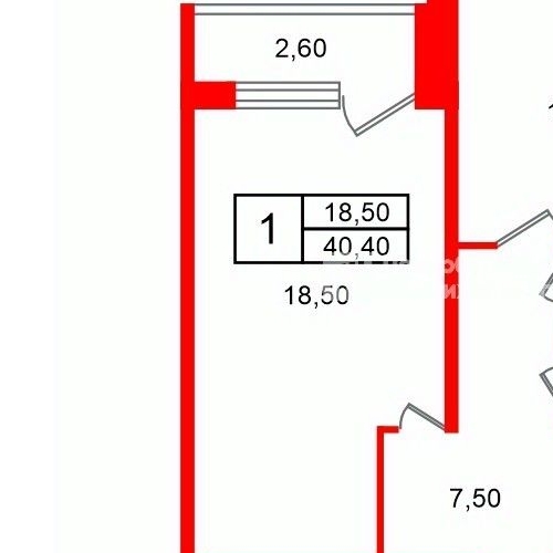 1-комн квартира д. Кальтино, шоссе Колтушское, 19к1