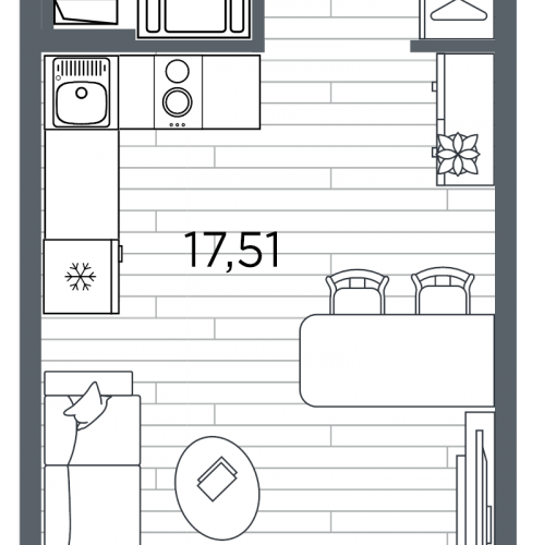 Студия Санкт-Петербург г., Малый пр-кт В.О.,  к. 5