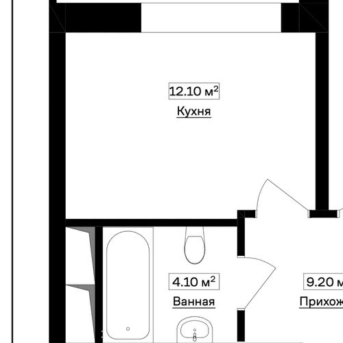 2-комн квартира 5-й Предпортовый проезд, 2
